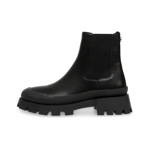 STEVE MADDEN Chelsea Boots Women's Black/Ecru