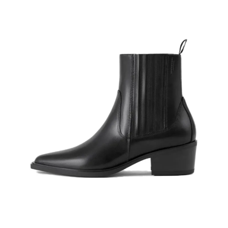 VAGABOND SHOEMAKERS KELSEY Short Chelsea Boots 4cm Women's Black-0