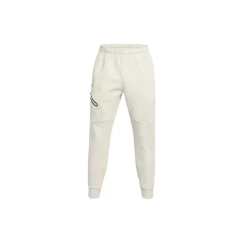 Under Armour Unstoppable FW24 Fleece Joggers Knitted Sweatpants Men's Summit White/Black