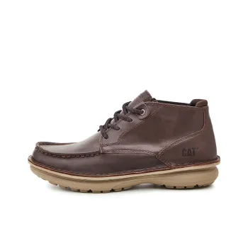 CAT SONAR Collection Casual Comfortable Low Top Workwear Shoes Dark Brown