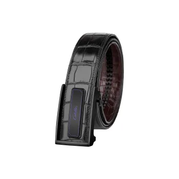 CATELLES Crocodile Leather Leather Belts Men's 3.5cm
