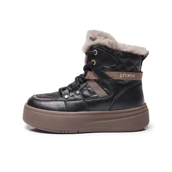 Bull Charm Durable Warm Short Snow Boots Women's