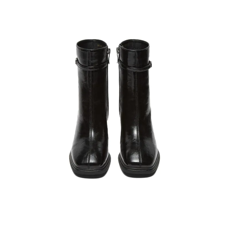 BASTO Ankle Boots Women's Black/Burgundy/Brown/Beige-2