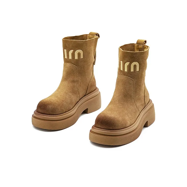 Little Sue Unique Design Trendy Fashion Slim Boots Ankle Boots 5CM Women's-1