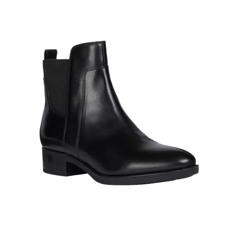 GEOX Short Chelsea Boots 3.5cm Women's Black-2