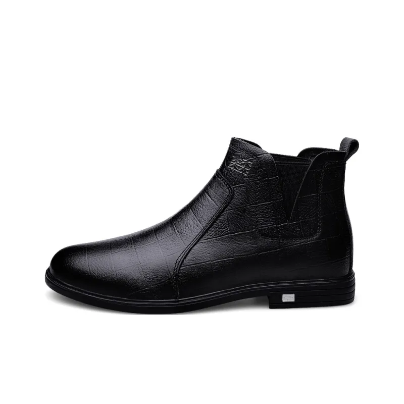 Mulinsen Ankle Boots Men Black/Dark Brown-9