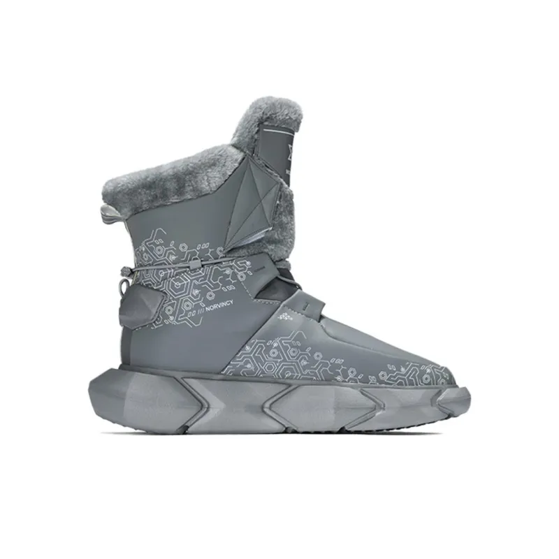 NORVINCY Warm Height Increasing Slip Resistant Short Snow Boots Unisex-6