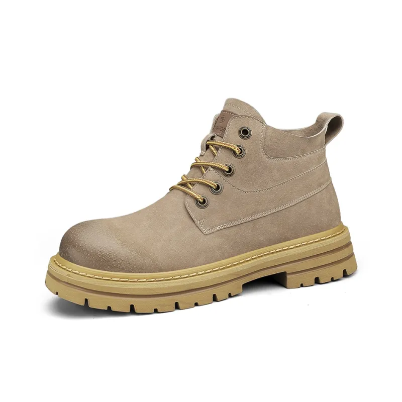 VAEL Ankle Boots Men Yellow Brown/Camel-6
