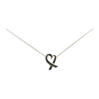 TIFFANY & CO. 21st Century Paloma Picasso Sterling Silver Loving Heart Pendant Necklace