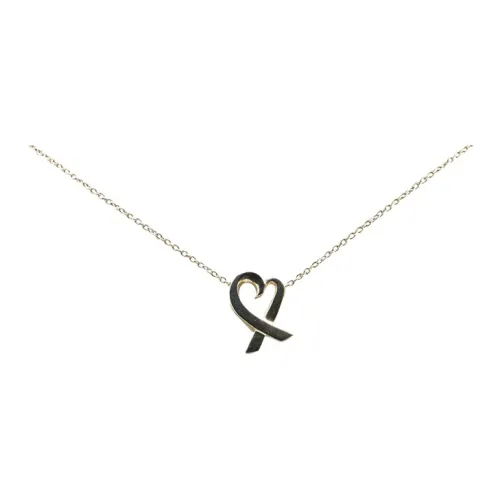 TIFFANY & CO. 21st Century Paloma Picasso Sterling Silver Loving Heart Pendant Necklace