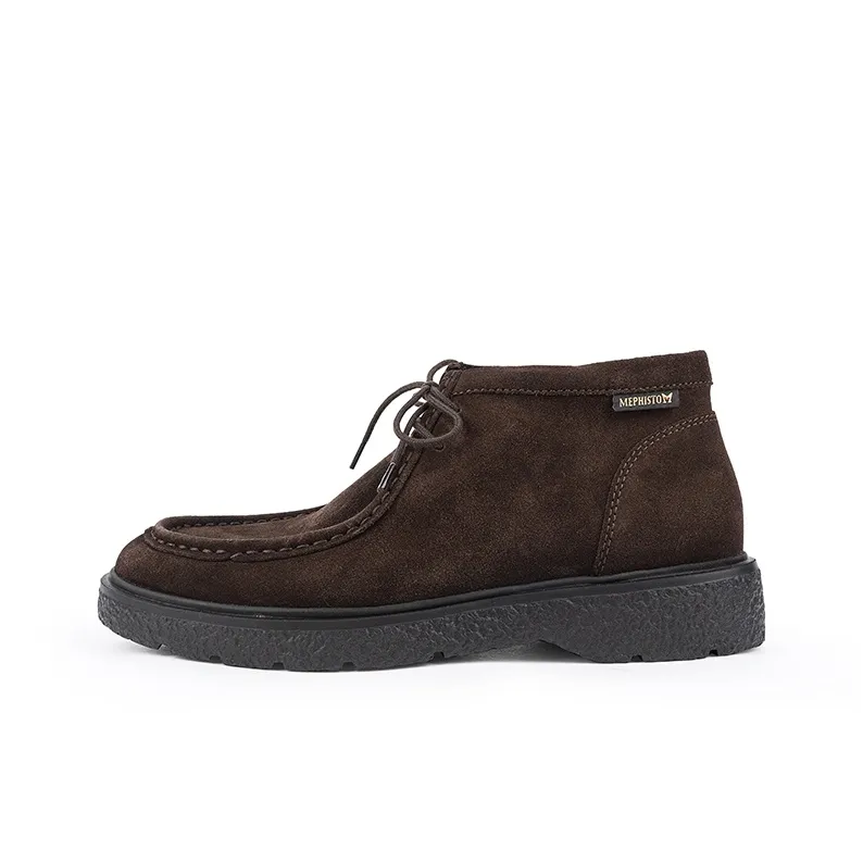 MEPHISTO Ankle Boots Men Blue/Dark Brown-6