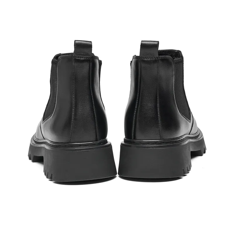 C°BANNER Short Chelsea Boots Men's Black-4
