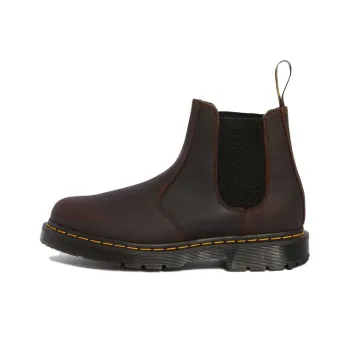 Dr.Martens 2976 Wintergrip Ankle-Length Chelsea Boots Men's Red Brown