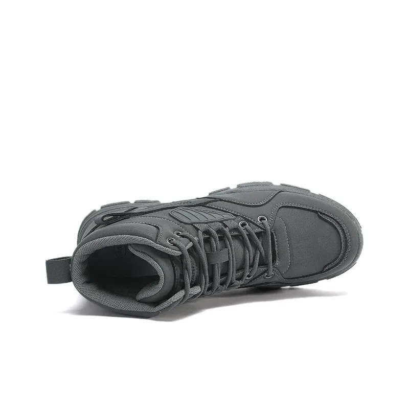 Warrior Short Snow Boots Men's Gray-2