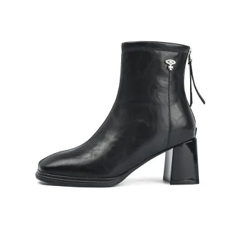 DAPHNE Ankle Boots Women's Black, White