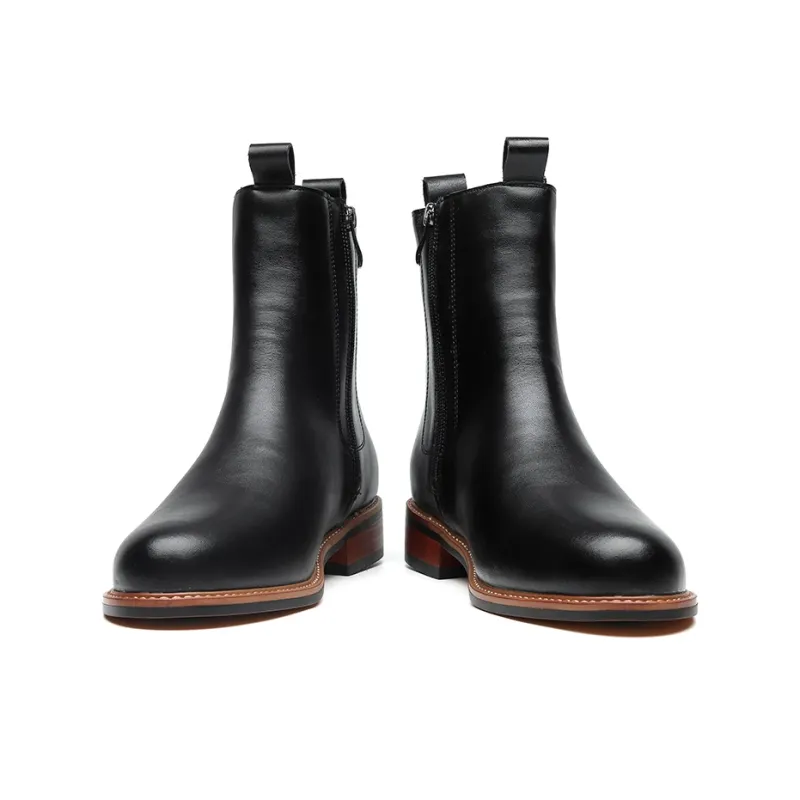 Aquarius Crew Chelsea Boots Men's Black-1