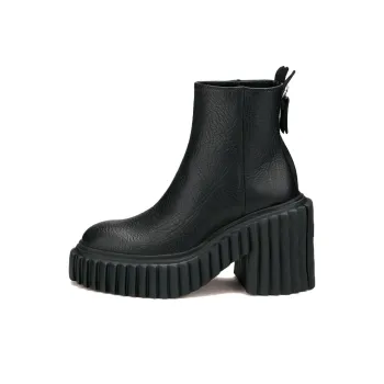 AGL Ridged Sole Platform Boots Women's