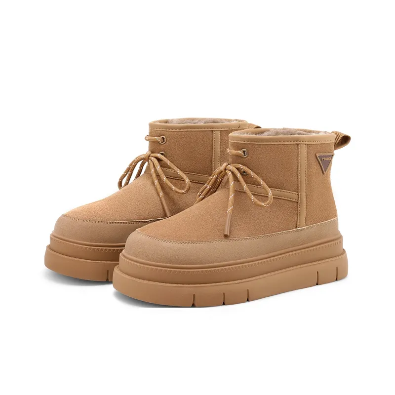 C°BANNER Warm Wear Resistant Cushioning For Height Increase Coverage 10.5cm Snow Boots Women's-3