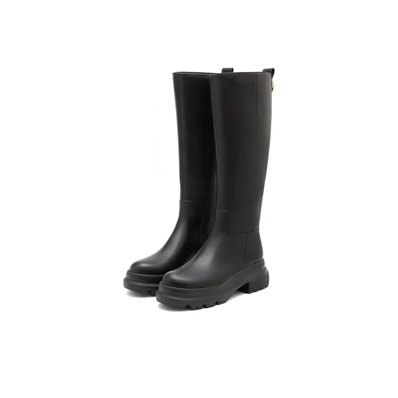 Staccato Harley Knight Knee-high Boots Women's Black-2