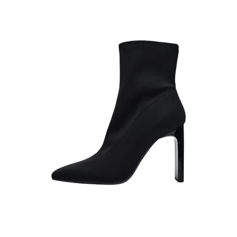 ZARA Ankle Boots Women's Black-0