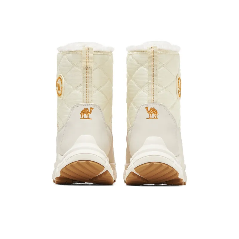 CAMEL Warm Wear-Resistant Height Increasing Coverage Balance Crew Snow Boots Women's-5