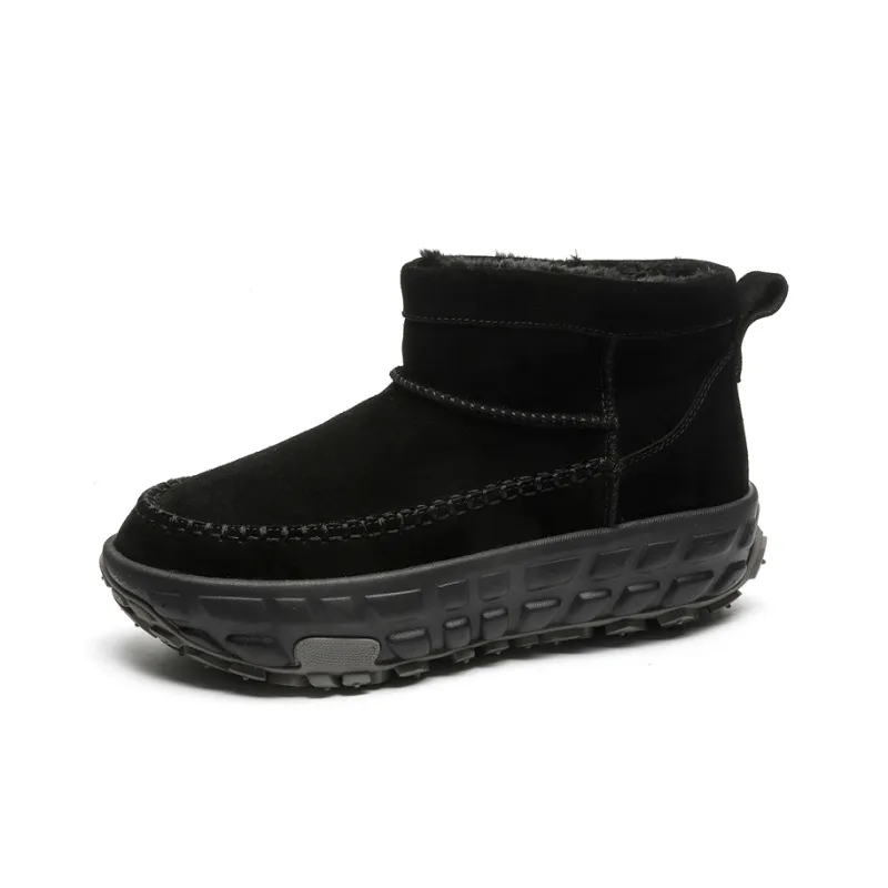 WEISHIBANGWEI Warm Slip Resistant Short Snow Boots Unisex-6