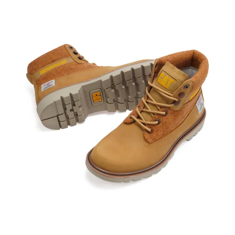 HarrisTweed x CAT Colorado Series Crew Outdoor Boots Unisex Yellow-2