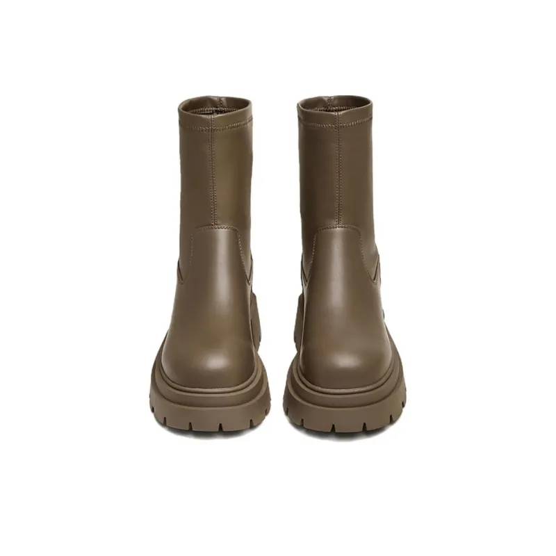 TATA Ankle Boots Women's Black/Brown-9
