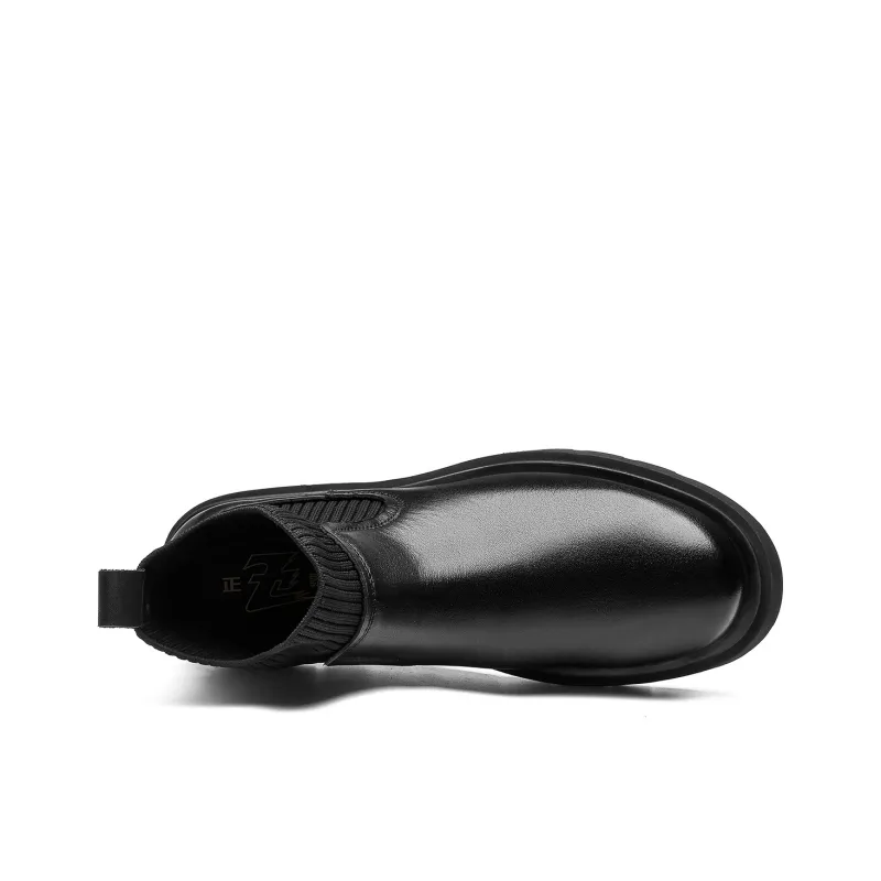 CHINT Chelsea Boots Men Black-3