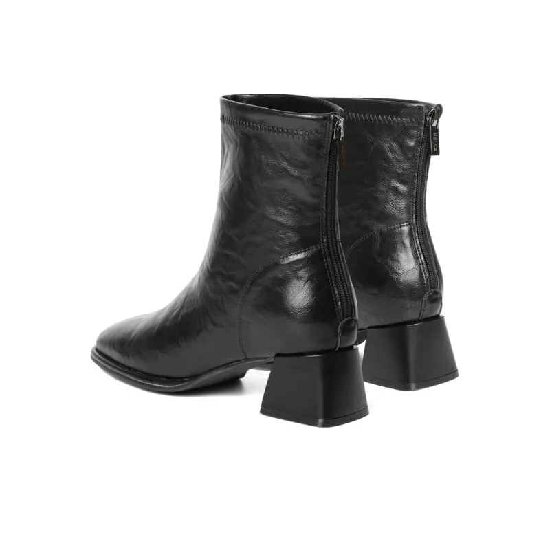 BELLE Ankle Boots Women's Khaki/Ecru/Black/Black, Pleated Leather/Brown, Pleated Leather-15