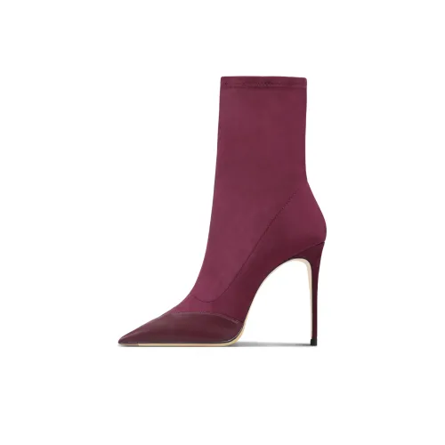 Suyymakk Ankle Boots Women's Burgundy