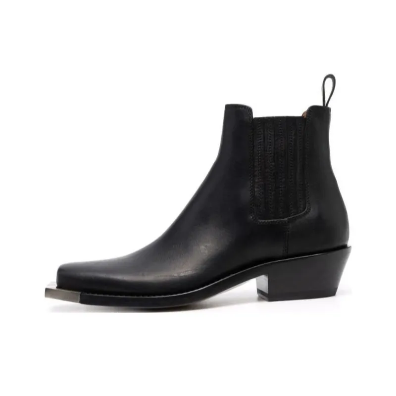 BUTTERO 45mm Leather Chelsea Boots-0