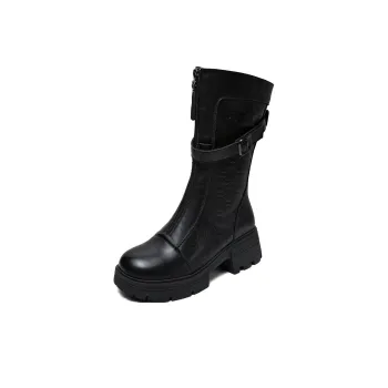 Devanro Ankle Boots 5.5cm Women's Black