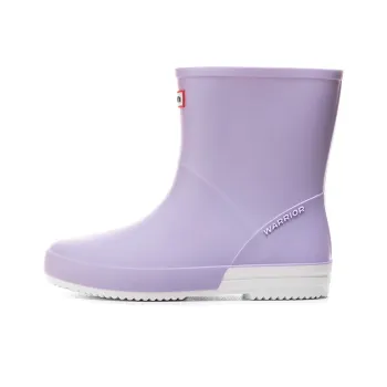 Warrior Wear resistant And Waterproof Rain Boots Women's Taro Purple