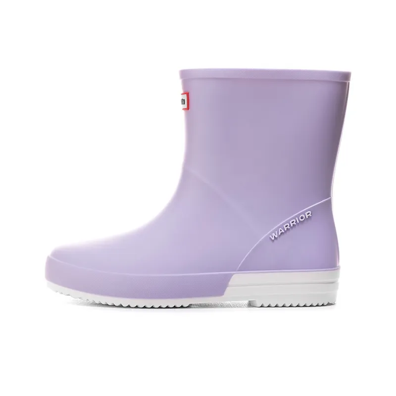 Warrior Wear resistant And Waterproof Rain Boots Women's Taro Purple-0