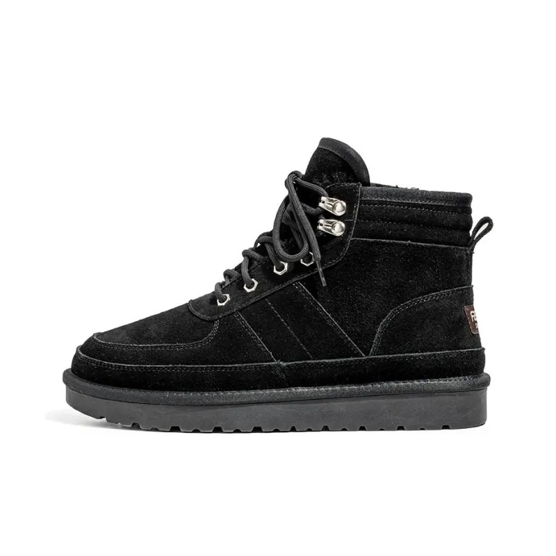 JIETEGONGYANG Height Increasing Short Snow Boots Men's-8