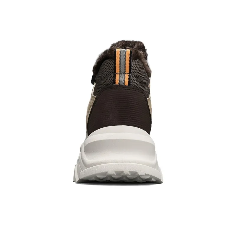 Warrior Ankle Length Martin Boot Men's Beige Khaki Brown-4