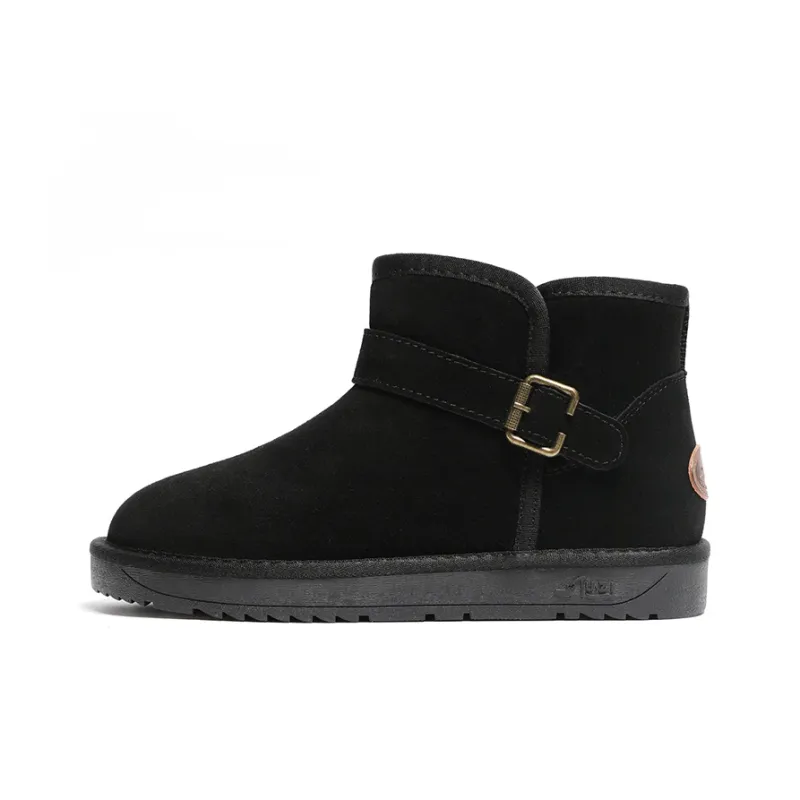 JIETEGONGYANG Warm And Wear-Resistant Short Snow Boots Women's-6