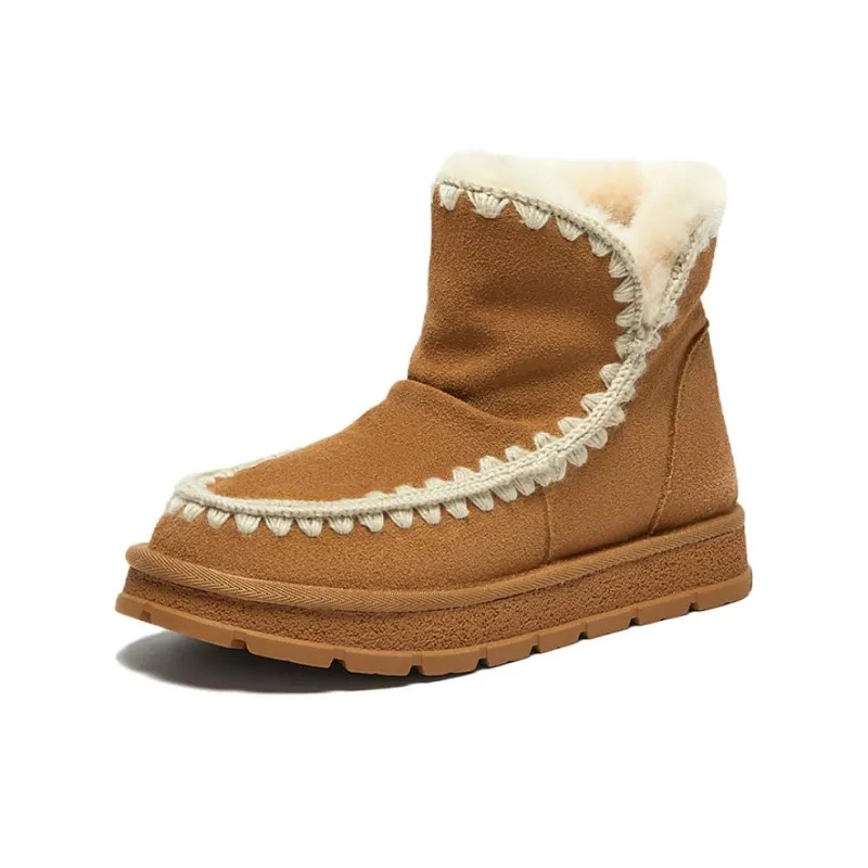 BATA Warm Short Snow Boots Women's-2