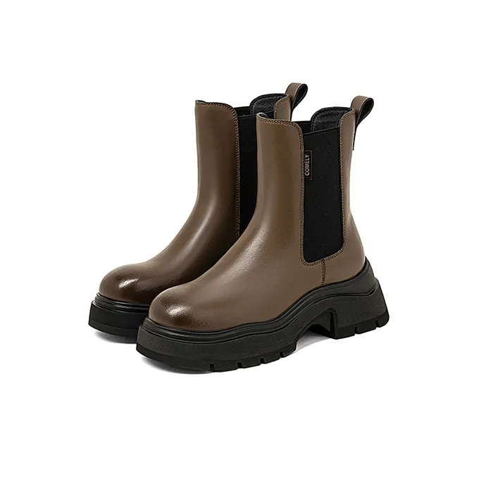 COMELY Short Chelsea Boots 6cm Women's-6