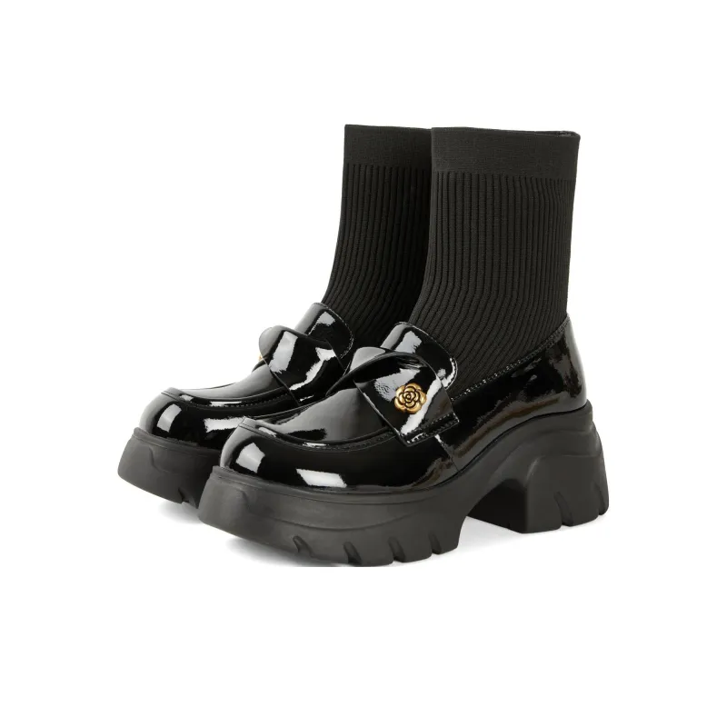PT'SON Ankle Boots Women's Slim Boots-7