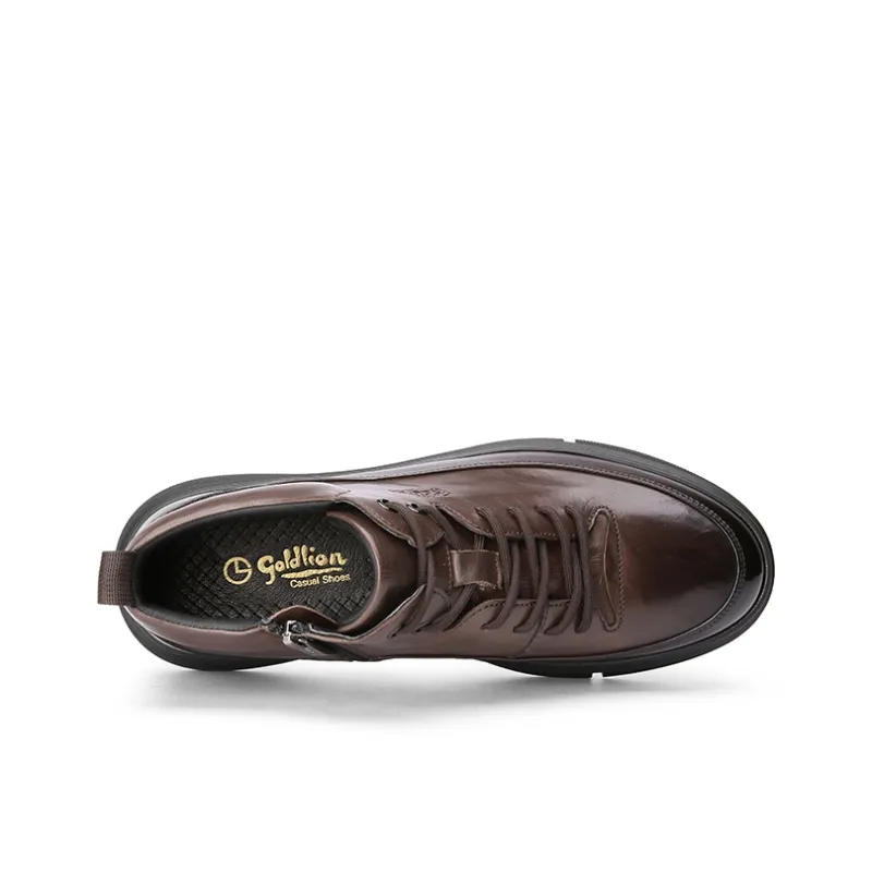 GOLDLION Ankle Boots Men Black-7