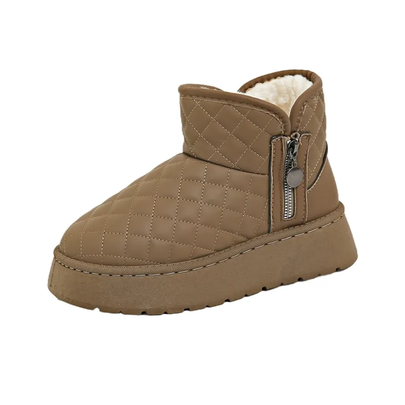 CVOJOO Warm And Wear Resistant Short Snow Boots Women's-1