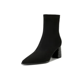 【dme】 Ankle Boots 6.5cm Women's Black