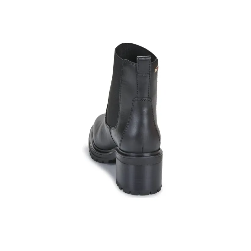 Tommy Hilfiger Short Chelsea Boots 6cm Women's Black-5