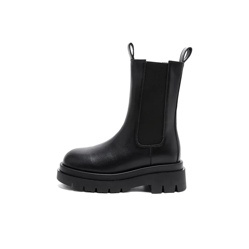MALEMONKEY Chelsea Boots Women's Black-0