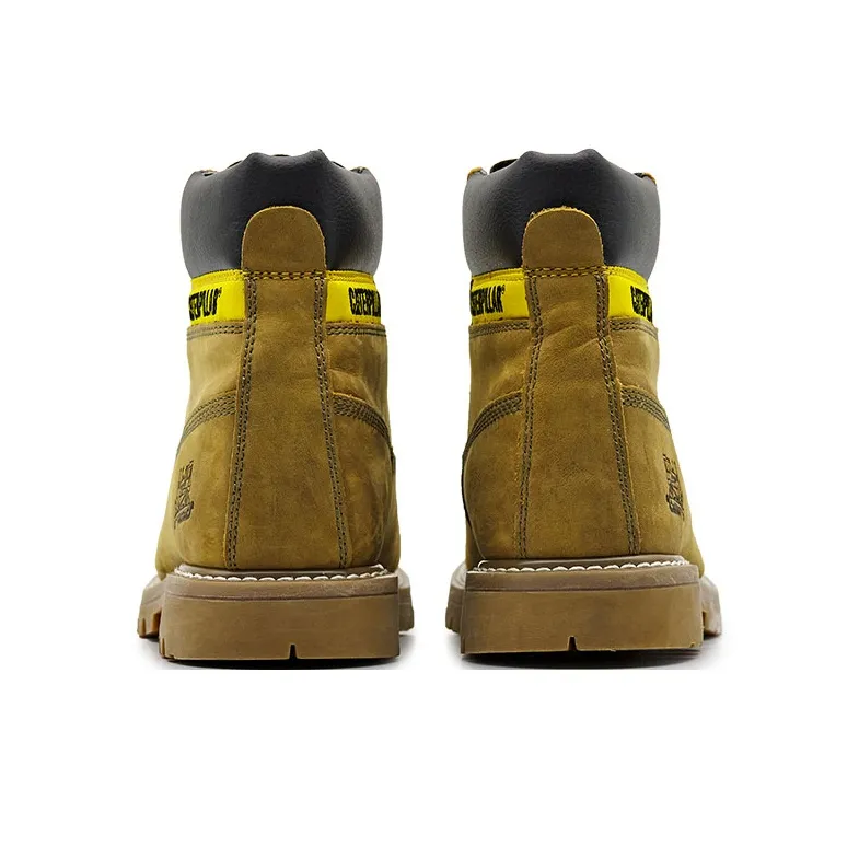 CAT Outdoor Boots Men Brown Yellow-3