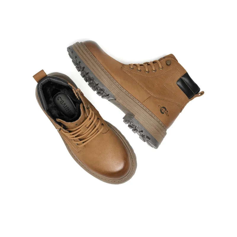 C°BANNER Short Martin Boot Men's Yellow Brown-4
