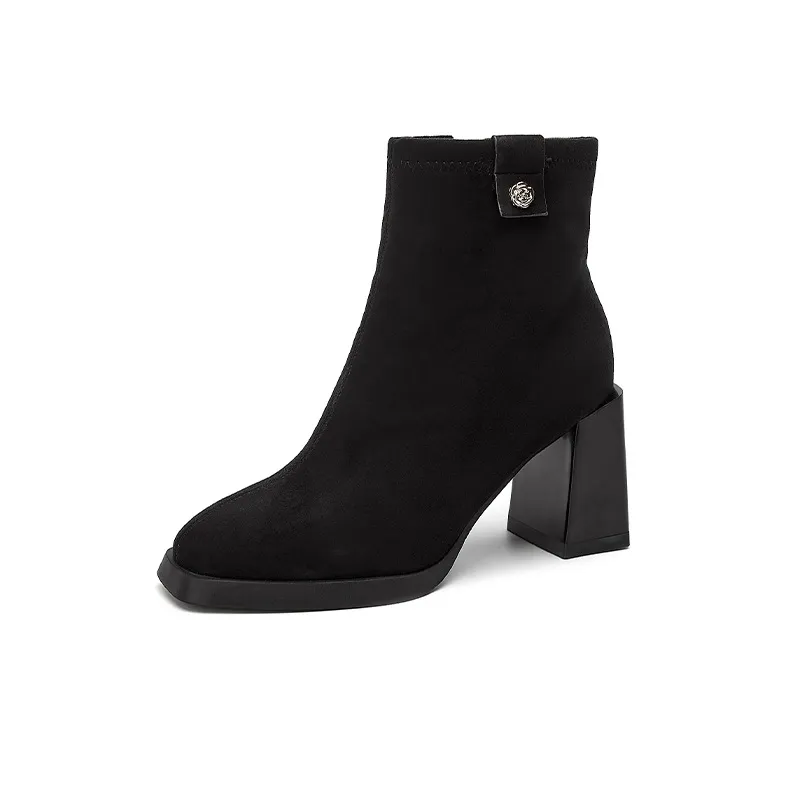 DAPHNE Ankle Boots Women's Coffee-1