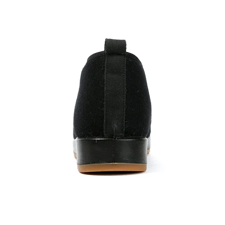 Old Meihua Ankle Boots Men's Black-2